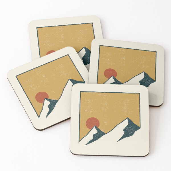 Item preview, Vintage Mountainscape - Yellow Version designed and sold by SommersethArt.