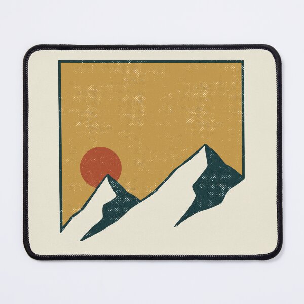Item preview, Vintage Mountainscape - Yellow Version designed and sold by SommersethArt.