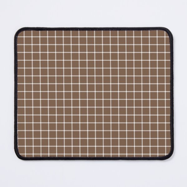 Item preview, Mocha And White Mini Gingham Pattern designed and sold by pattern-archive.
