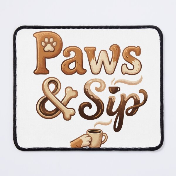 Item preview, Textured Retro Dog and Coffee Quote Typography Graphic Illustration designed and sold by DiNata.