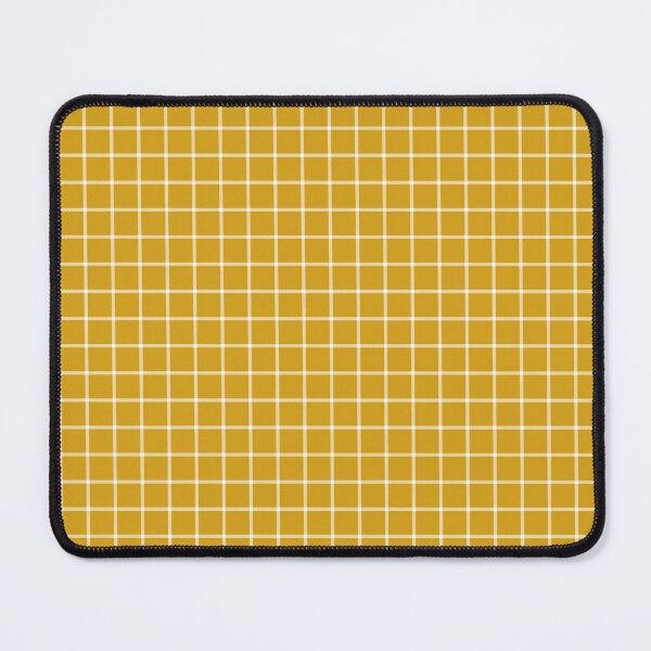Item preview, Mustard And White Mini Gingham Pattern designed and sold by pattern-archive.