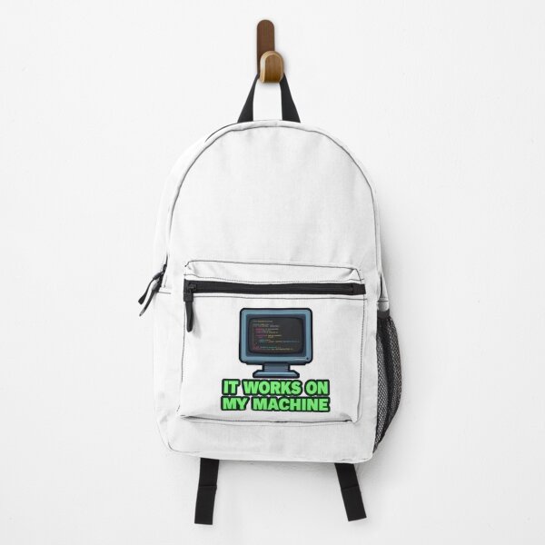 Item preview, Funny Programmer Sticker – It Works on My Machine designed and sold by Kavya Art.