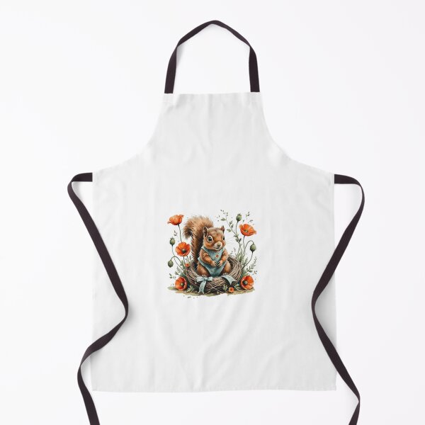 Item preview, Cute Woodland Squirrel Nature Illustration designed and sold by AQUILAKREO.