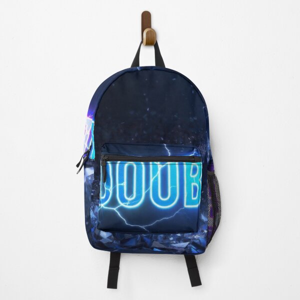 Item preview, (DOUBT)LESS - Neon Lightning Runner Breakthrough Motivational Art designed and sold by AiNaturalsOnly.