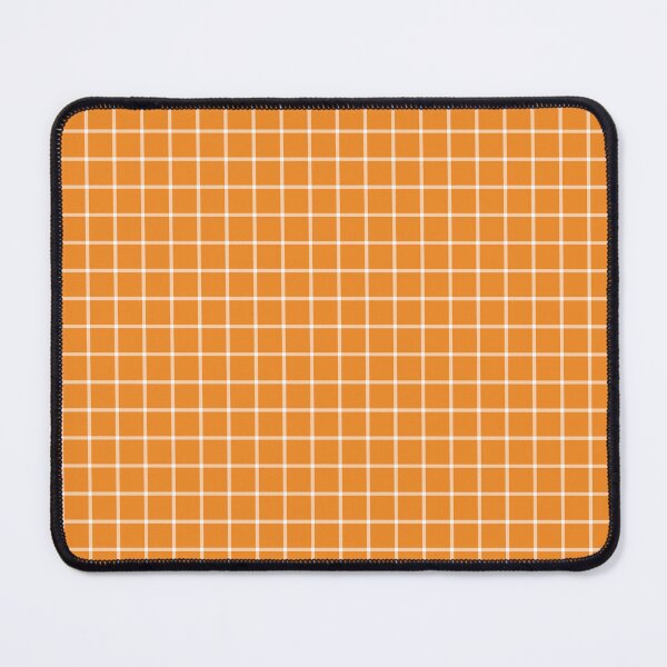 Item preview, Orange And White Mini Gingham Pattern designed and sold by pattern-archive.