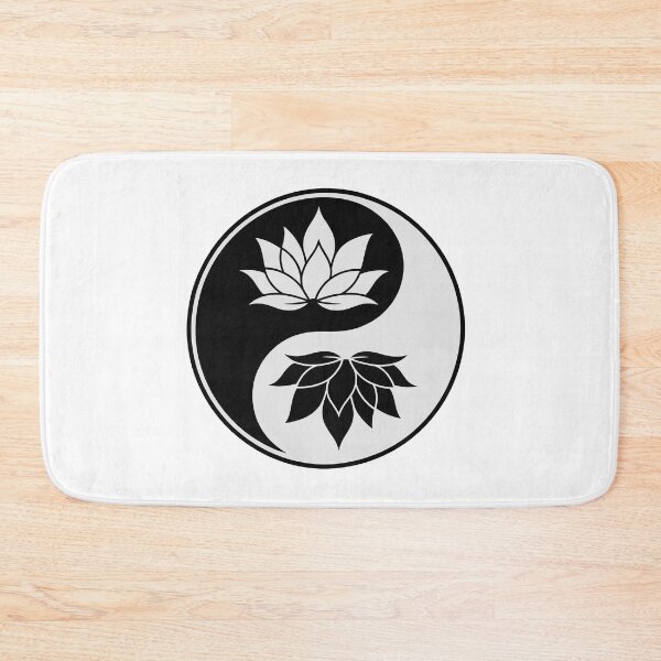 Item preview, Yin Yang with Lotus Flowers designed and sold by jkrphoto.