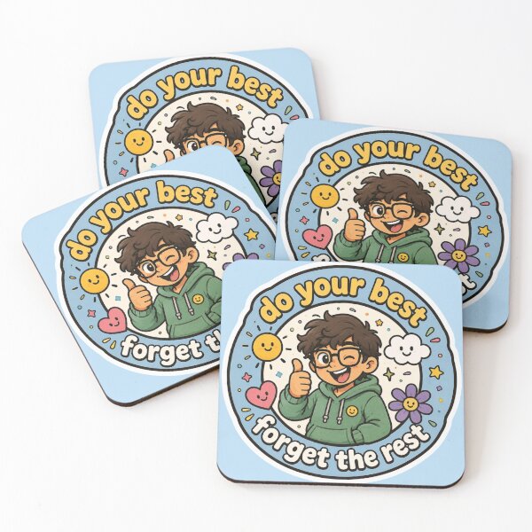 Item preview, Do Your Best Forget The Rest Cute Motivational Sticker designed and sold by Digital_products_0111.