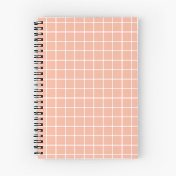 Item preview, Peach And White Mini Gingham Pattern designed and sold by pattern-archive.