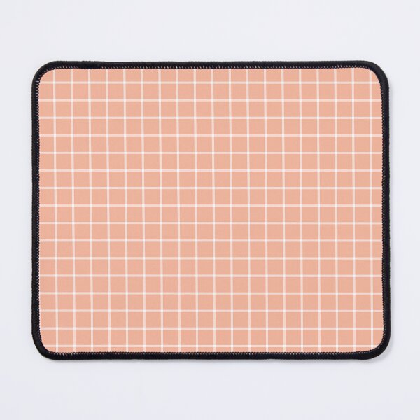 Item preview, Peach And White Mini Gingham Pattern designed and sold by pattern-archive.