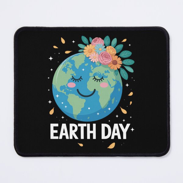 Item preview, Happy Earth Day Cute Earth with Floral Earth Day designed and sold by sailorjessiArt.