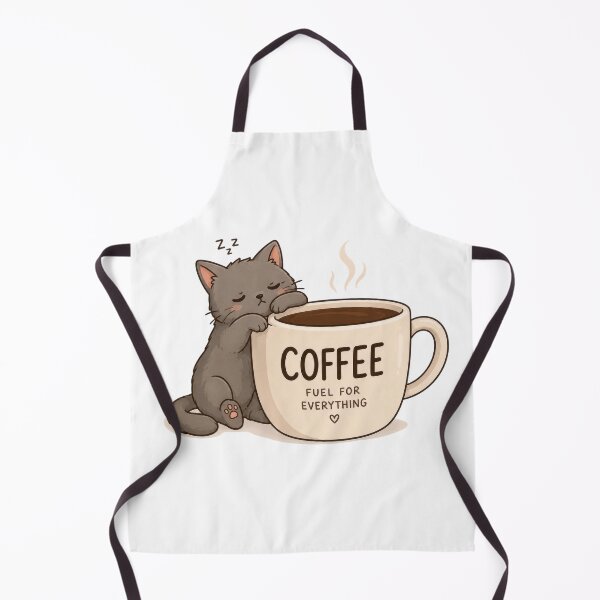 Item preview, Coffee Fuel For Everything Cute Cat designed and sold by INVITOARTE.