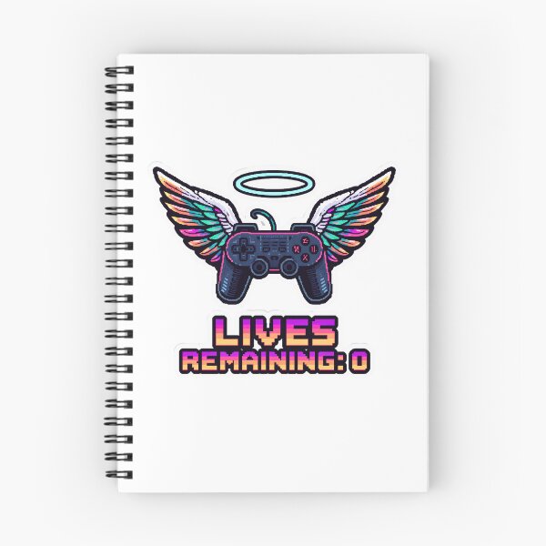Item preview, Retro Gamer Sticker – Lives Remaining: 0 designed and sold by Kavya Art.
