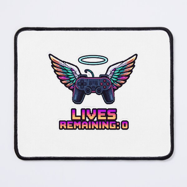 Item preview, Retro Gamer Sticker – Lives Remaining: 0 designed and sold by Kavya Art.