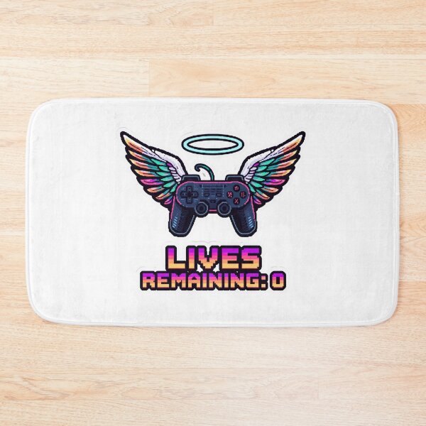 Item preview, Retro Gamer Sticker – Lives Remaining: 0 designed and sold by Kavya Art.