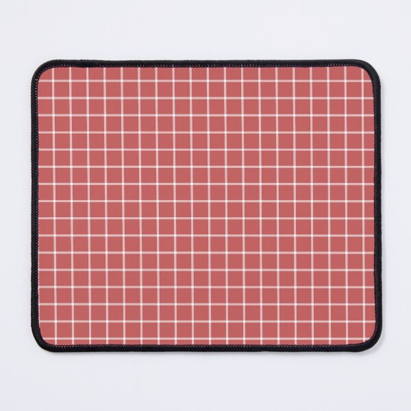 Item preview, Pastel Red And White Mini Gingham Pattern designed and sold by pattern-archive.