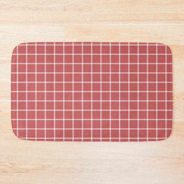 Item preview, Pastel Red And White Mini Gingham Pattern designed and sold by pattern-archive.