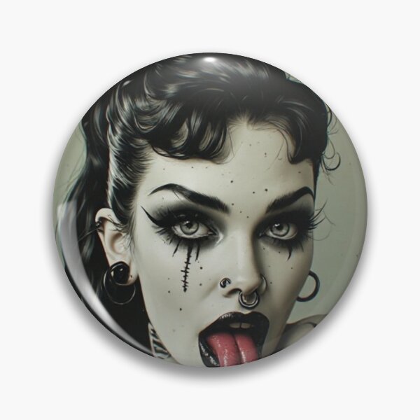 Item preview, Chaos in Black Lipstick designed and sold by halibutgoatramb.