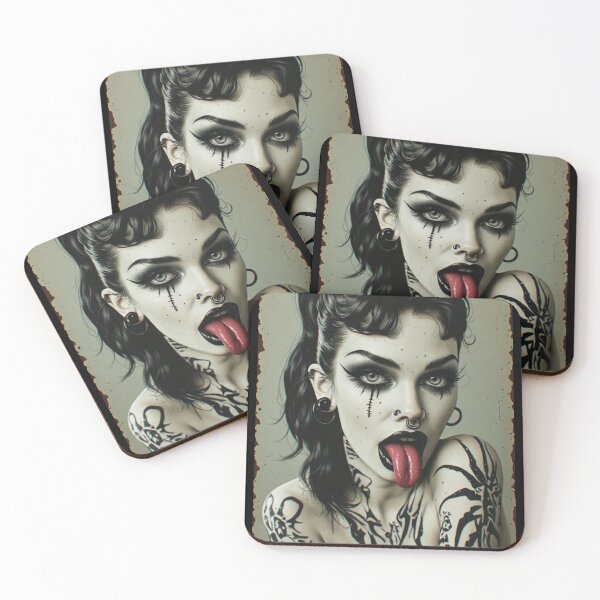 Item preview, Chaos in Black Lipstick designed and sold by halibutgoatramb.