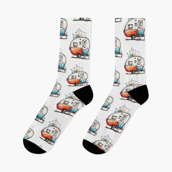 Item preview, Retro Camper Trailer,ca Cozy Camping Vibes designed and sold by dharanna.