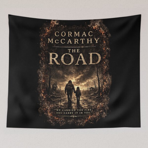 Item preview, The Road Cormac McCarthy Carry The Fire Literary Art designed and sold by ThreadTheory976.