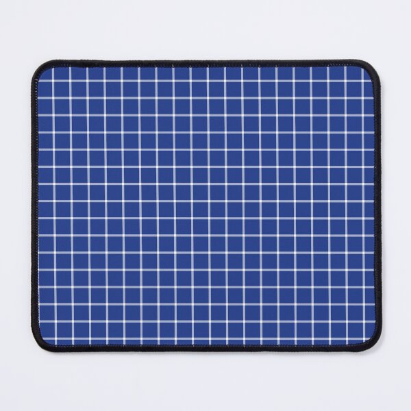 Item preview, Royal Blue And White Mini Gingham Pattern designed and sold by pattern-archive.