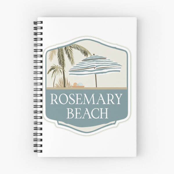 Item preview, Rosemary Beach Florida Aesthetic Coastal Umbrella Sticker designed and sold by Victoria and Ashley Stickers.