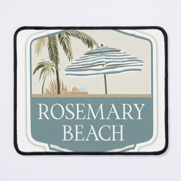 Item preview, Rosemary Beach Florida Aesthetic Coastal Umbrella Sticker designed and sold by Victoria and Ashley Stickers.