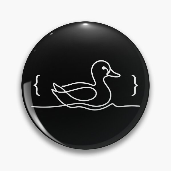 Artikelvorschau, Rubber Duck Debugging Line Art Developer Design entworfen und verkauft von Code Monkeys.