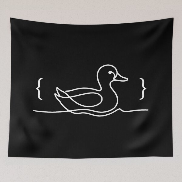Item preview, Rubber Duck Debugging Line Art Developer Design designed and sold by Code  Monkeys.