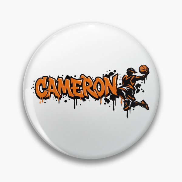 Item preview, Cameron Basketball Graffiti Street Art Slam Dunk Design designed and sold by digital.stickerperso.com.