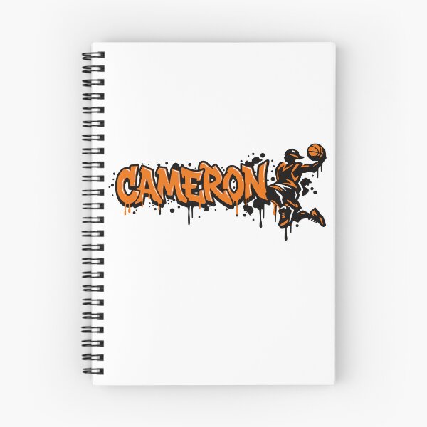 Item preview, Cameron Basketball Graffiti Street Art Slam Dunk Design designed and sold by digital.stickerperso.com.