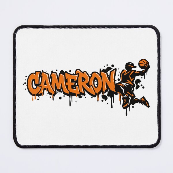 Item preview, Cameron Basketball Graffiti Street Art Slam Dunk Design designed and sold by digital.stickerperso.com.