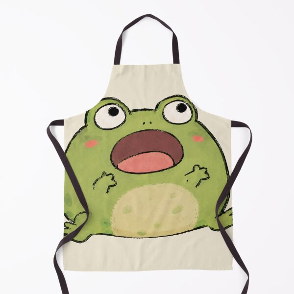 Item preview, Shocked Frog Cute Kawaii Toad Funny Reaction Meme designed and sold by bosamji.
