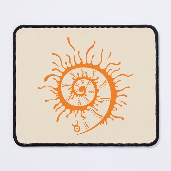 Item preview, Midsummer Spiral Sun Tribal Boho Art designed and sold by Christine Krahl.