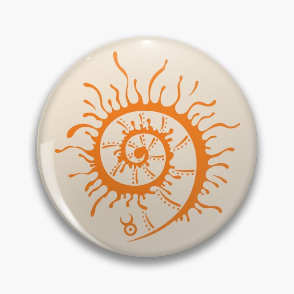 Item preview, Midsummer Spiral Sun Tribal Boho Art designed and sold by Christine Krahl.