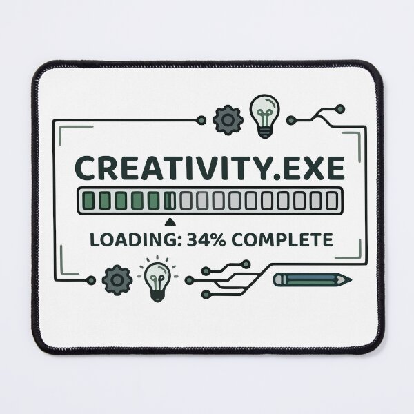 Item preview, Creativity EXE Loading Bar Funny Programmer Design designed and sold by Code Monkeys.