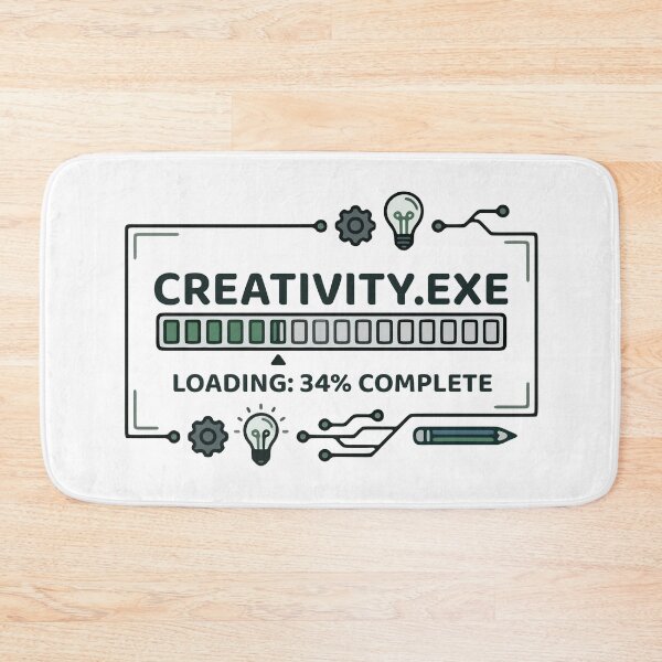 Item preview, Creativity EXE Loading Bar Funny Programmer Design designed and sold by Code  Monkeys.