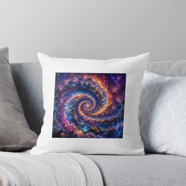 Aperçu de l'œuvre Paysage onirique fractal infini créée et vendue par CosmicDreamAI.
