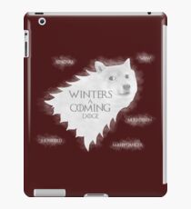 Winters a Coming iPad Case/Skin