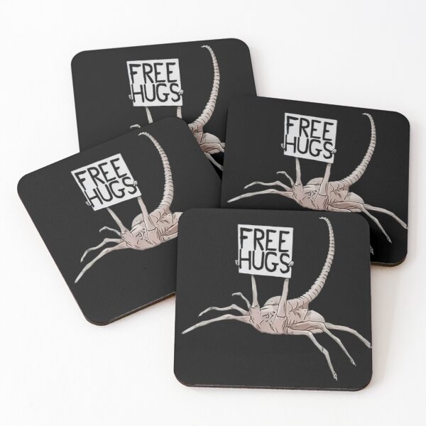 Item preview, Free Hugs Alien Funny Horror Parody | Cute Creepy Sci-Fi Xenomorph Meme designed and sold by AS94 Creative Designs.
