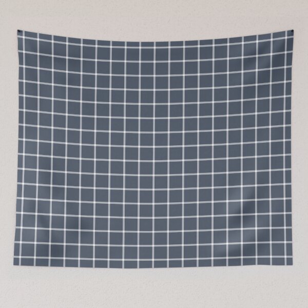Item preview, Slate And White Mini Gingham Pattern designed and sold by pattern-archive.
