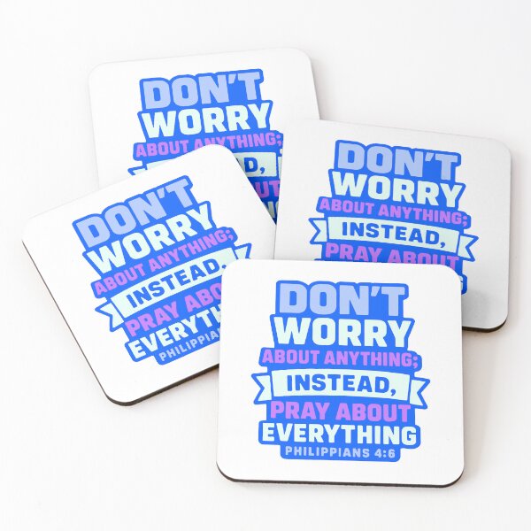 Item preview, Philippians 4:6 Don’t Worry About Anything Pray About Everything designed and sold by plushism.