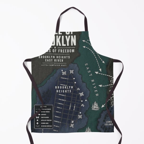 Item preview, Battle of Brooklyn 1776 Campaign Map designed and sold by rygenr8.