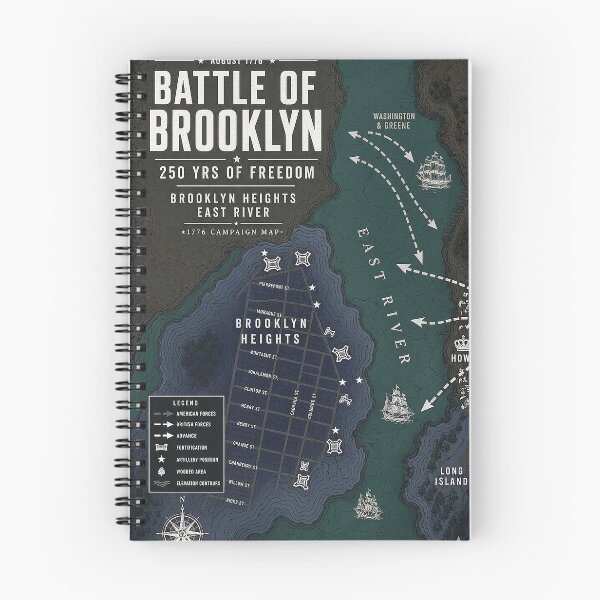 Item preview, Battle of Brooklyn 1776 Campaign Map designed and sold by rygenr8.
