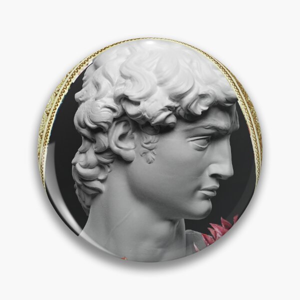 Item preview, Head from the statue of David - collage designed and sold by elenabdesigns.