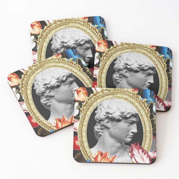 Item preview, Head from the statue of David - collage designed and sold by elenabdesigns.