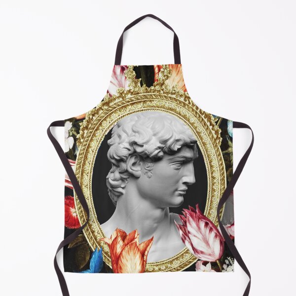 Item preview, Head from the statue of David - collage designed and sold by elenabdesigns.