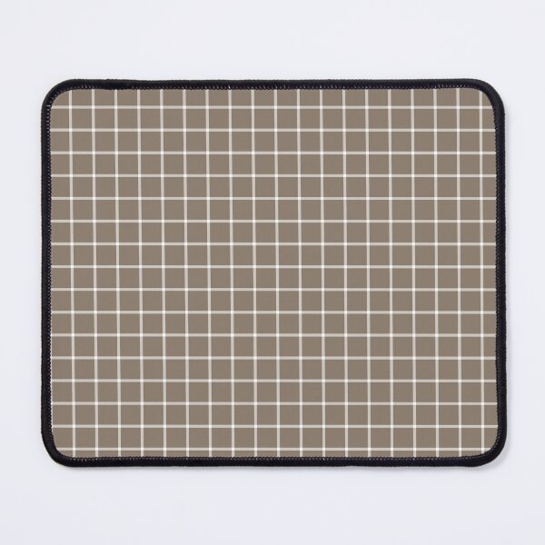 Item preview, Taupe And White Mini Gingham Pattern designed and sold by pattern-archive.