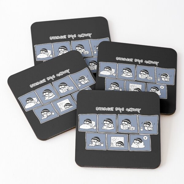 Item preview, My Perfect Introvert Day - Cozy Snail Daily Routine designed and sold by snewen.
