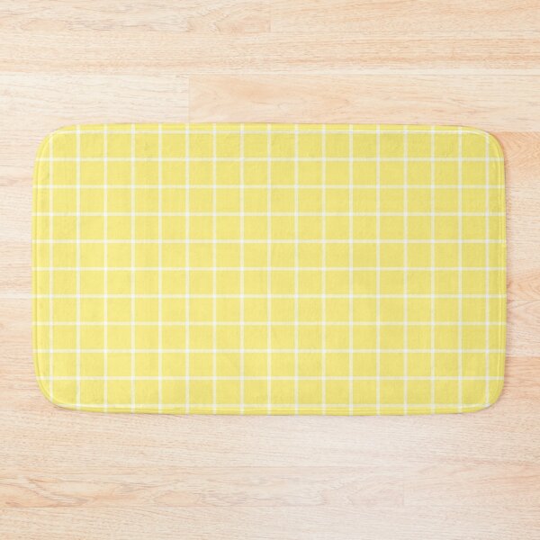 Item preview, Yellow And White Mini Gingham Pattern designed and sold by pattern-archive.